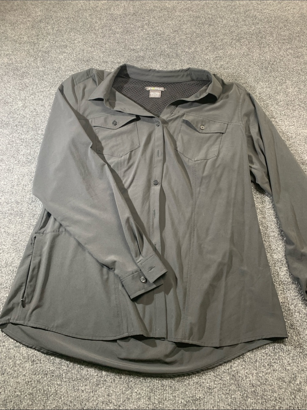 Exofficio Women's Dark Gray Utility Shirt Jacket